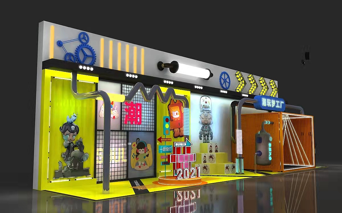 潮玩夢(mèng)工廠 從動(dòng)漫展臺(tái)到IP開發(fā)的沉浸式新體驗(yàn)